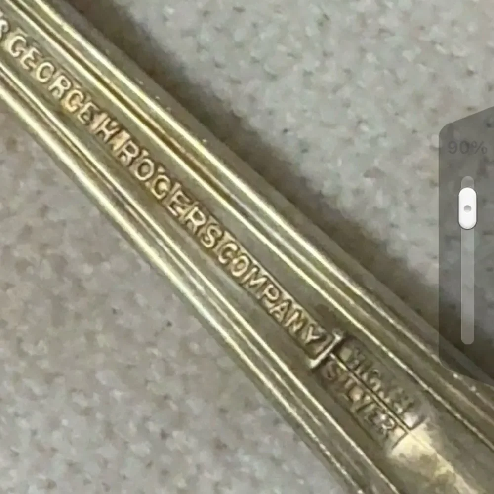 Antique 1900-1910 Simeon L. & George H. Rogers Company Spoon Nickel Silver